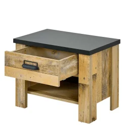 Wohnen Bett mit Nachtkonsolen & Schrank - Naiavio (vierteilig)