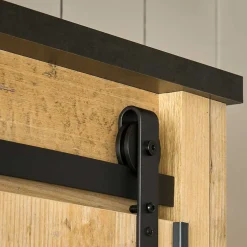 Wohnen Bett mit Nachtkonsolen & Schrank - Naiavio (vierteilig)