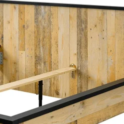 Wohnen Bett mit Nachtkonsolen & Schrank - Naiavio (vierteilig)