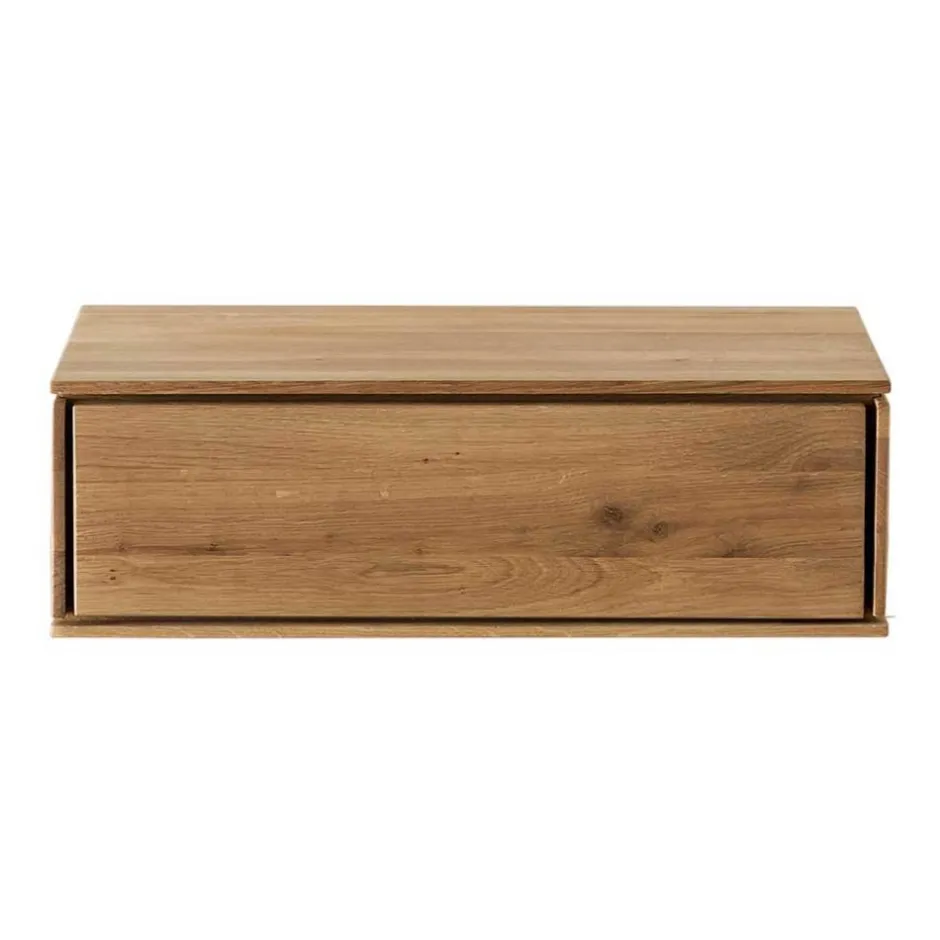 Bett mit vier Schubladen aus Wildeiche - Zennian (dreiteilig)^Wohnen Clearance