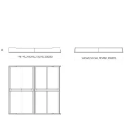 Bett ohne Kopfteil aus Kernbuche Massivholz - Bracco^Wohnen Hot