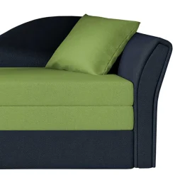 Bett Recamiere in Hellgrün und Dunkelblau - Cobagon^Wohnen