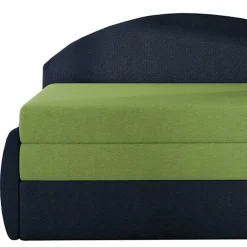 Bett Recamiere in Hellgrün und Dunkelblau - Cobagon^Wohnen