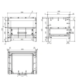 Bett und Nachtkommode und Schrank Set - Ellen^Wohnen Best
