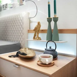 Wohnen Bettanlage komplett - modernes Design - Crascanu (dreiteilig)