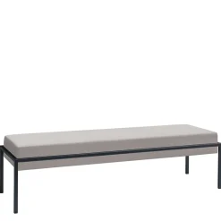 Wohnen Bettbank in Grau Stoff - Onald