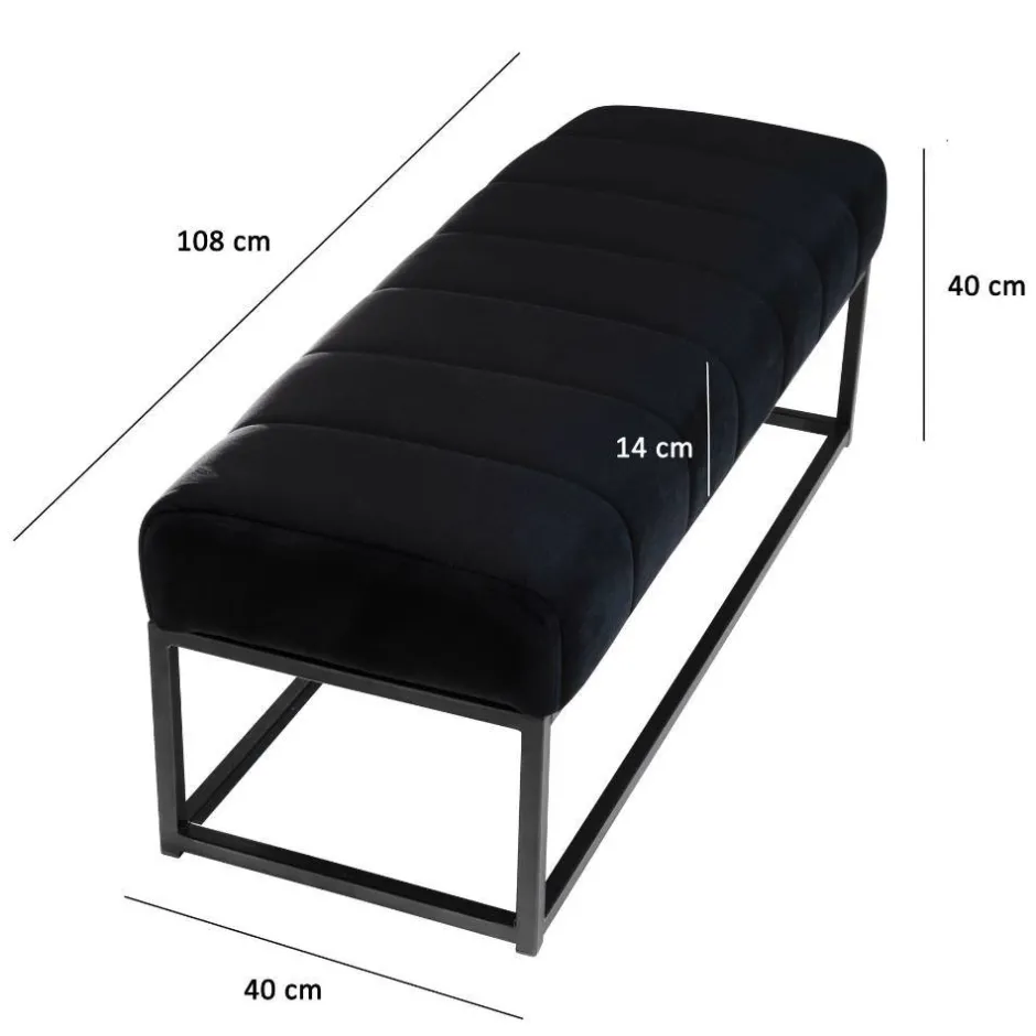 Wohnen Bettbank in Schwarz - Ennis