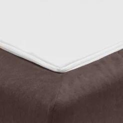 Wohnen Bettcouch in Dunkelbraun mit Eiche - Conpact