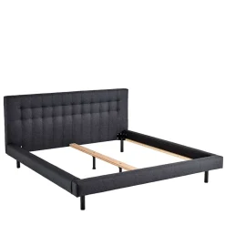 Bettgestell in Dunkelgrau mit 140x200 Liegefläche - Vladin^Wohnen