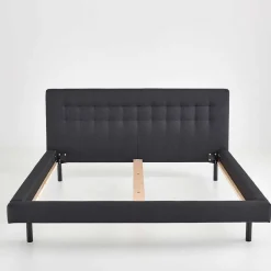 Bettgestell in Dunkelgrau mit 140x200 Liegefläche - Vladin^Wohnen