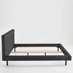 Bettgestell in Dunkelgrau mit 140x200 Liegefläche - Vladin^Wohnen