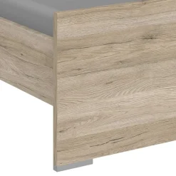 Bettgestell in Eiche San Remo Dekor & Weiß - Abrud^Wohnen New