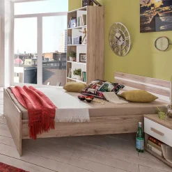 Bettgestell in Holzoptik Eiche San Remo - Folio^Wohnen Outlet