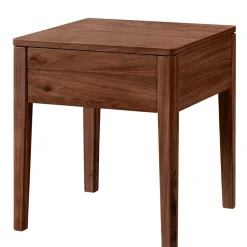 Bettgestell in 140x200 aus Nussbaum Massivholz - Vaslui^Wohnen Discount