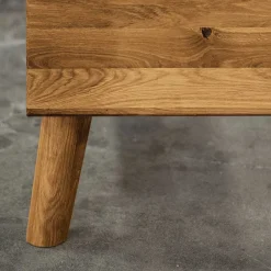 Bettkasten Einzelbett aus Wildeiche Holz - Eavy II^Wohnen Sale