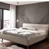 Bettkasten Polsterbett in Beige & Eiche - Stroy^Wohnen Best