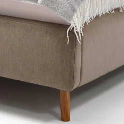 Bettkasten Polsterbett in Beige & Eiche - Stroy^Wohnen Best