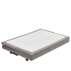 Bettsofa in Beigegrau mit Eiche - Eraldo^Wohnen Online