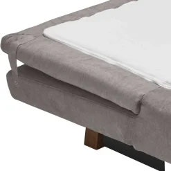 Bettsofa in Beigegrau mit Eiche - Eraldo^Wohnen Online