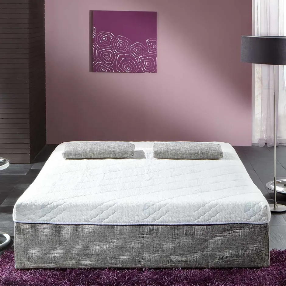 Bettsofa zum Ausklappen in hellem Silbergrau - Tropez^Wohnen Clearance