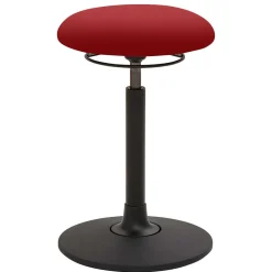 Beweglicher Hocker in Rot Stoff - Yailona^Wohnen Outlet