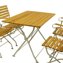 Wohnen Biergarten Tisch & Armlehnenstühle - Contencia (fünfteilig)