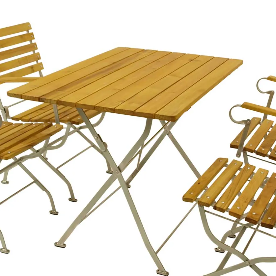 Wohnen Biergarten Tisch & Armlehnenstühle - Contencia (fünfteilig)