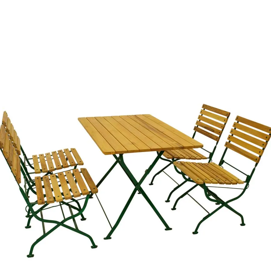 Biergarten Tischgruppe aus Robinie - Gracy (fünfteilig)^Wohnen Clearance