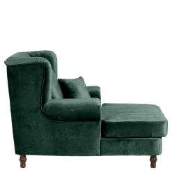 Big Samtsessel in Grün - Circiut^Wohnen Clearance