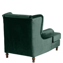 Big Samtsessel in Grün - Circiut^Wohnen Clearance