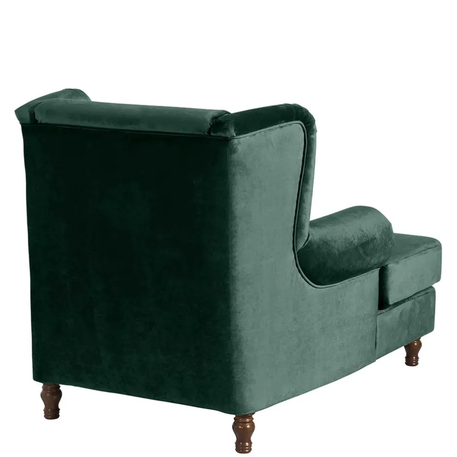 Big Samtsessel in Grün - Circiut^Wohnen Clearance