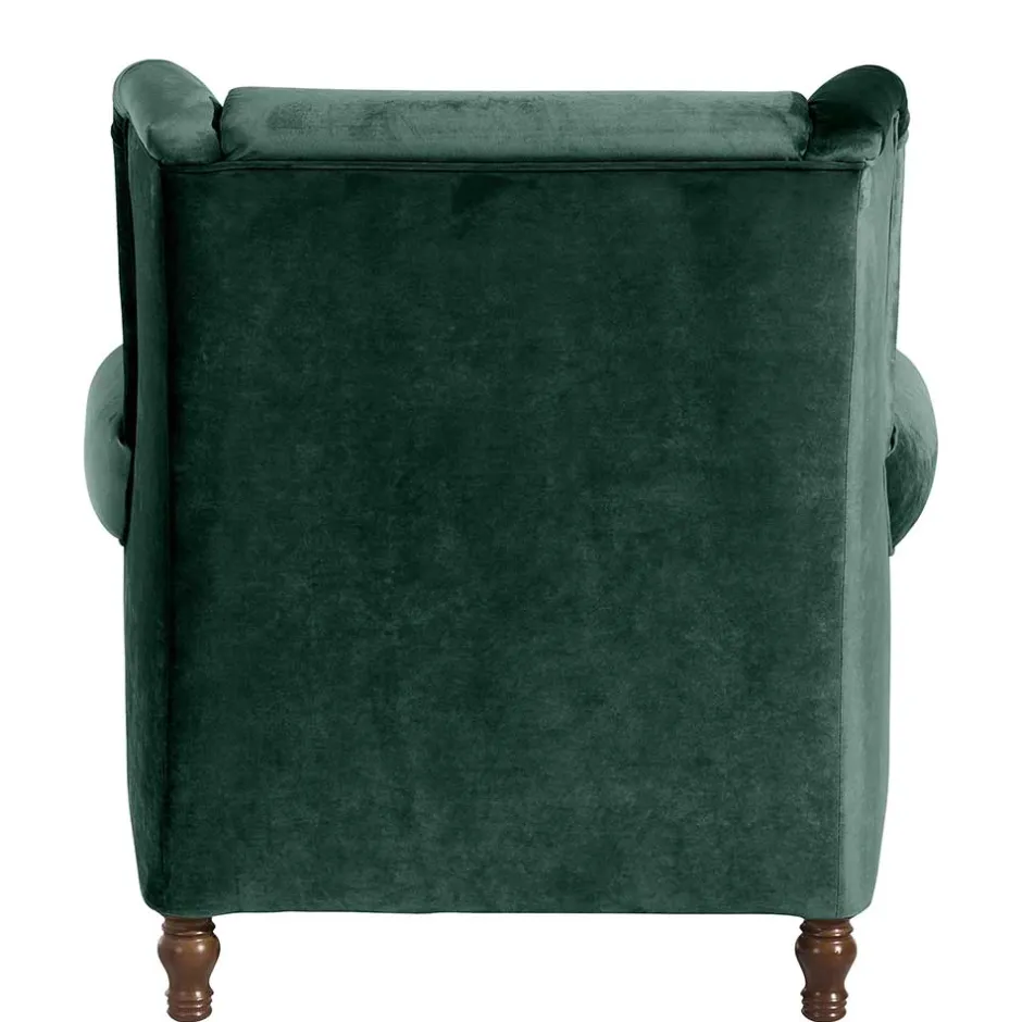 Big Samtsessel in Grün - Circiut^Wohnen Clearance