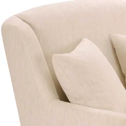 Big Sessel in Creme Webstoff - Bergion^Wohnen