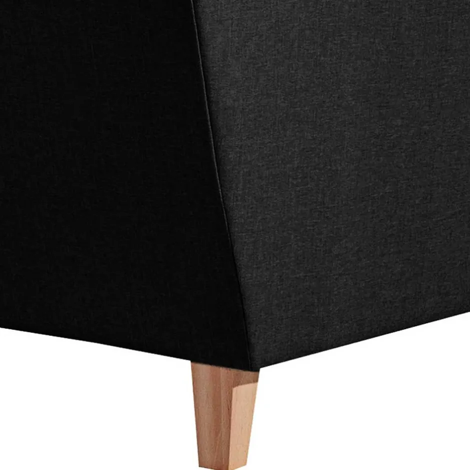 Big Stoffsessel in Schwarz - Valdragon^Wohnen Clearance