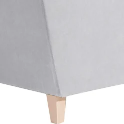 Wohnen Big Wohnzimmersessel in Silbergrau Velours - Ortomola