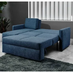 Wohnen Blaue Funktionsecke mit Bettkasten - Buleta