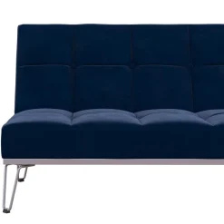 Wohnen Blaue Schlafcouch mit Samt Bezug - Otrando