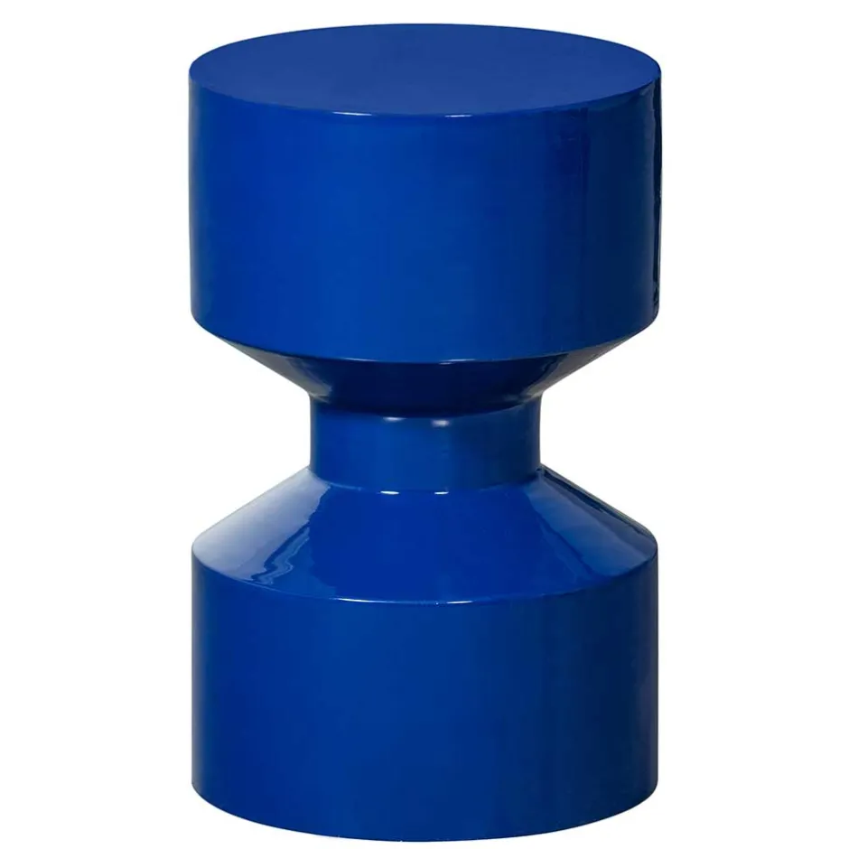 Wohnen Blauer Beistelltisch im Hantel Design - Glorious