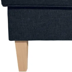 Wohnen Blauer Ohrensessel mit Buche Beinen - Mag