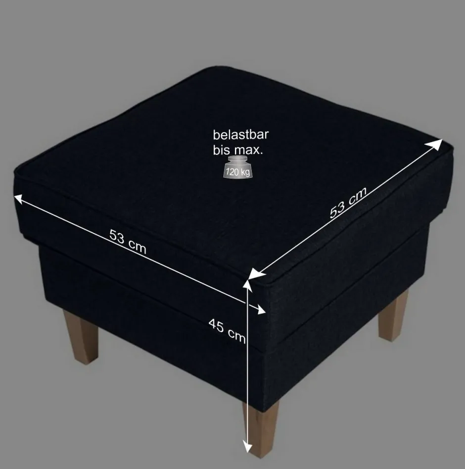 Wohnen Blauer Ohrensessel mit Buche Beinen - Mag