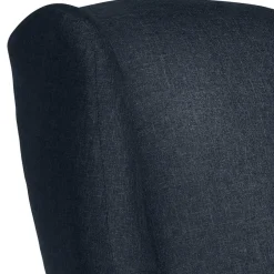 Wohnen Blauer Ohrensessel mit Buche Beinen - Mag