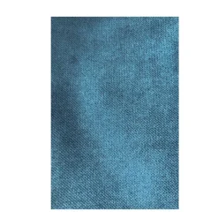 Wohnen Blauer Samt-Sessel Cumagon im Retrostil