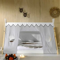 Bodentiefes Bett für Kinder in Zeltoptik - Nitrino^Wohnen