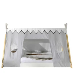 Bodentiefes Bett für Kinder in Zeltoptik - Nitrino^Wohnen