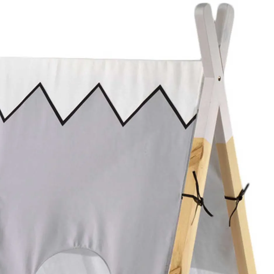 Bodentiefes Bett für Kinder in Zeltoptik - Nitrino^Wohnen