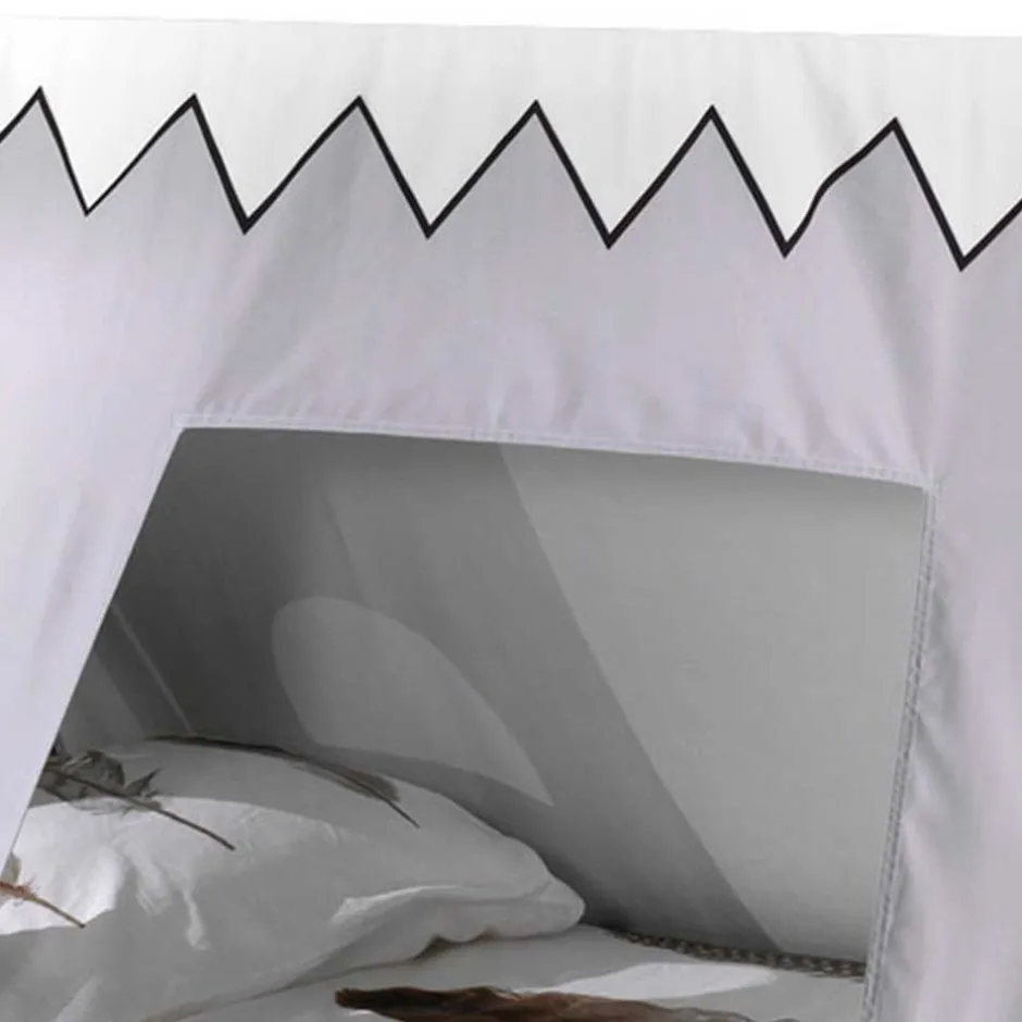 Bodentiefes Bett für Kinder in Zeltoptik - Nitrino^Wohnen