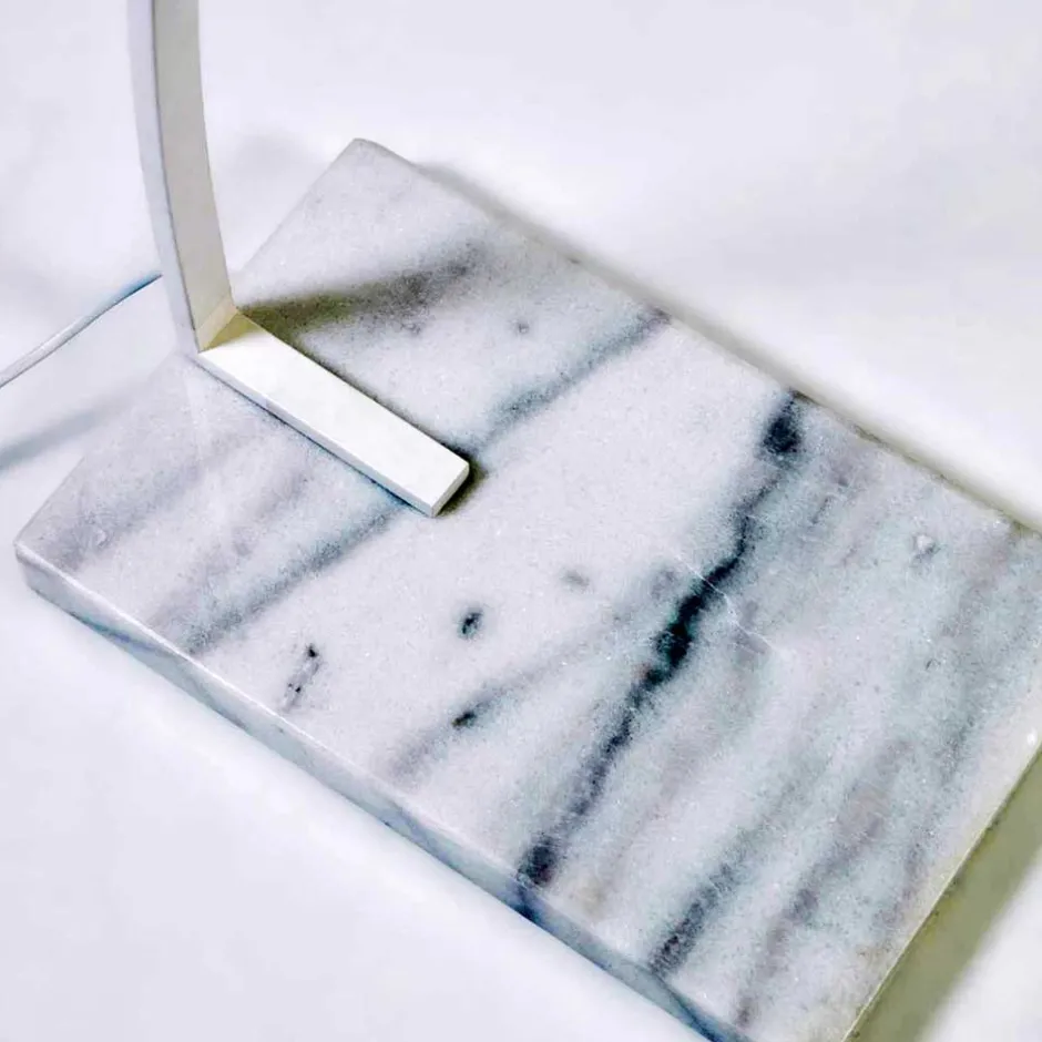 Wohnen Bogenleuchte mit Holzfurnier Schirm - Nango