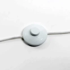 Wohnen Bogenleuchte mit Holzfurnier Schirm - Nango