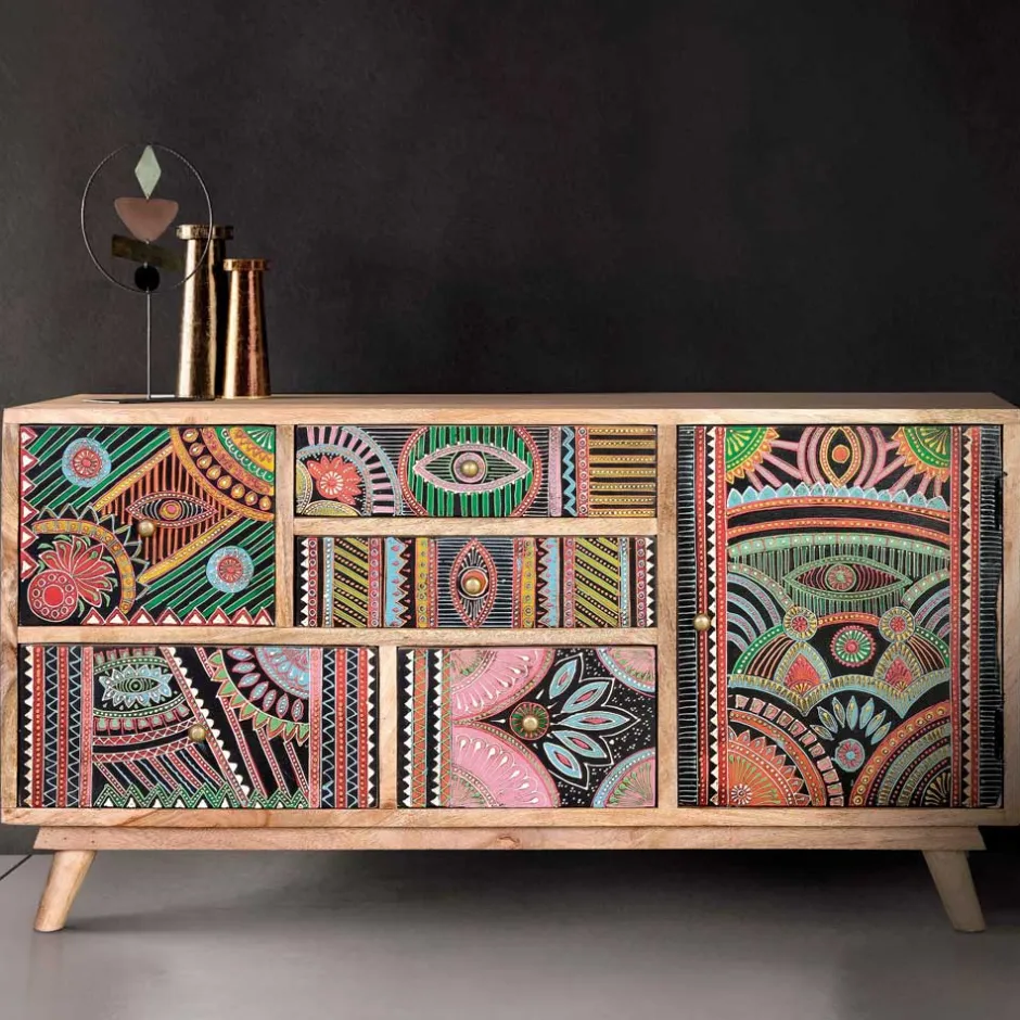 Boho Style Kommode handbemalt - Winner^Wohnen Online