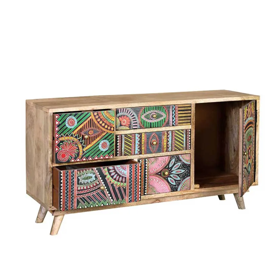 Boho Style Kommode handbemalt - Winner^Wohnen Online